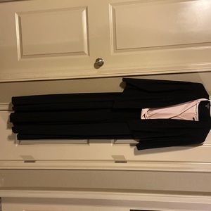 Black and pink loose pantsuit